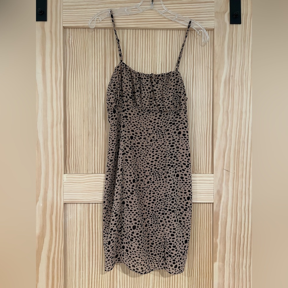 NWT Lulus Leopard Print Mini Dress - Picture 2 of 7